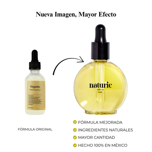 Aceite Natural Para El Crecimiento Del Cabello